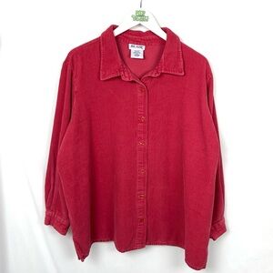 Vintage Corduroy Button Down Shirt